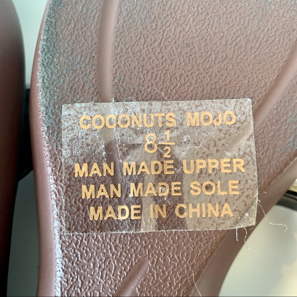 COCONUTS “Mojo” Embellished Wedge Sandals—SZ. 8.5 - Picture 15 of 15